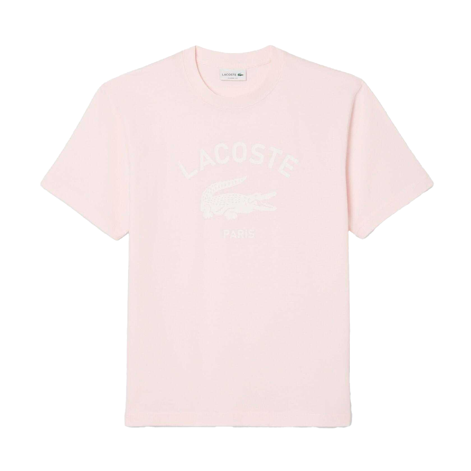 Lacoste - "Signature" T-Shirt für Herren/Damen Unisex, Baumwolle (Pink) Image