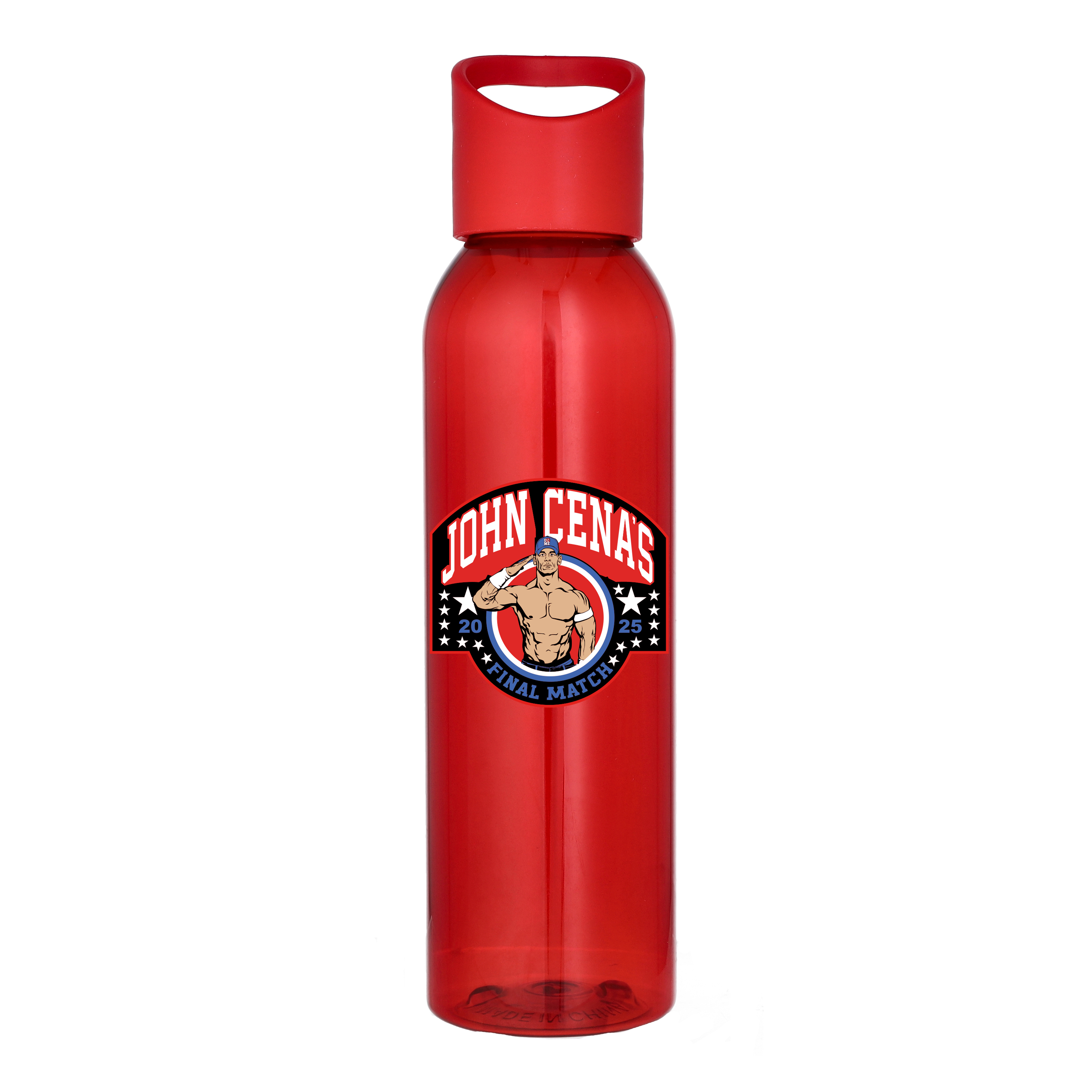 Kunststoff-Trinkflasche 650 ml „John Cena Final Match“ – Rot Image