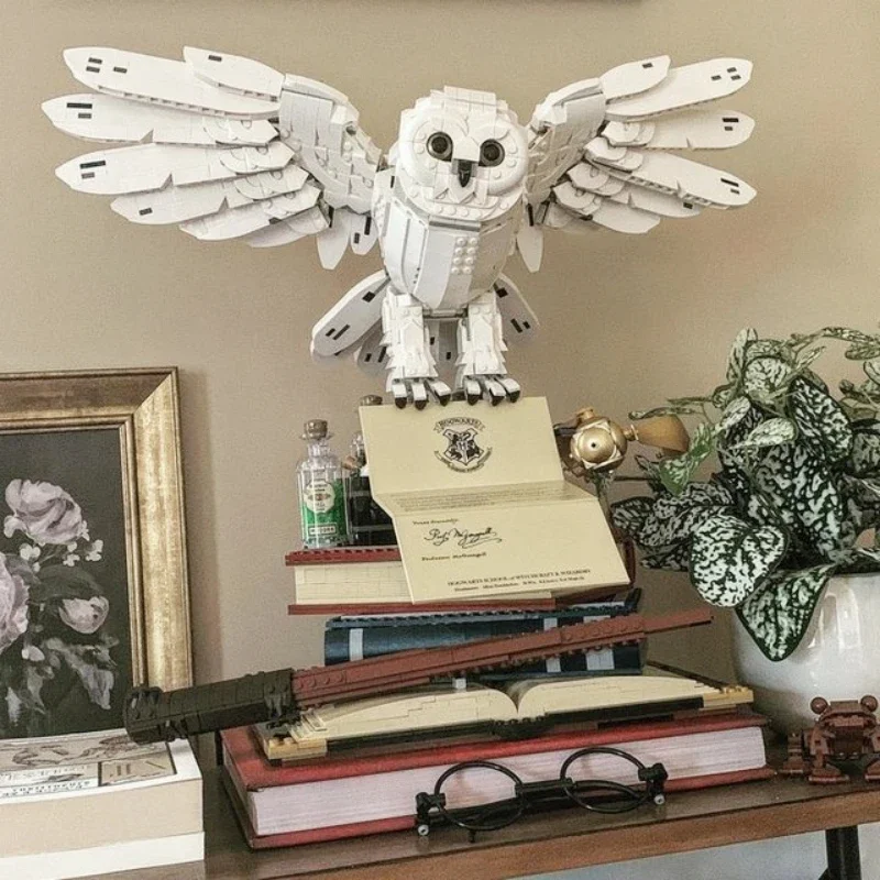 LEGP Harry Peter Magic Owl 76391 Bausteine zum Zusammenbauen, Modell-Sammler-Set für Spielzeug für Erwachsene, Geschenk (nicht kompatibel mit Lego) Image