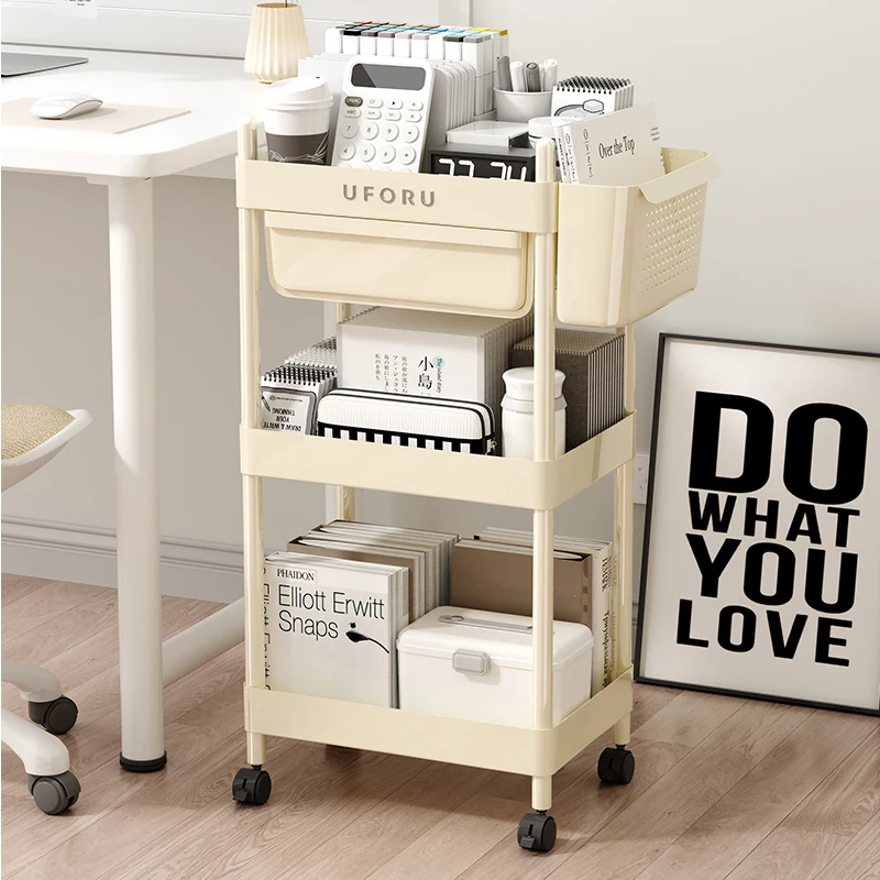 Uforu Haushalts küche Obst-und Gemüse korb bewegliches Lager regal multifunktion ales genähtes Boden lager regal Image