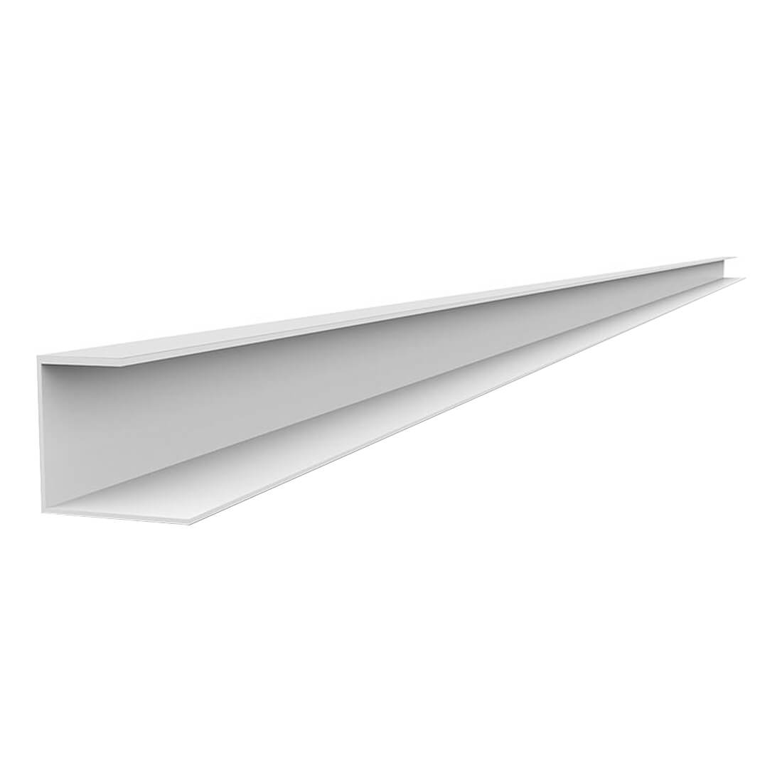 Proslat 48.5 PVC Slatwall J Trim (White)
