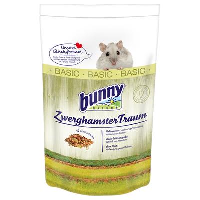 Sparpaket: 2x600g bunny ZwerghamsterTraum BASIC Hamsterfutter