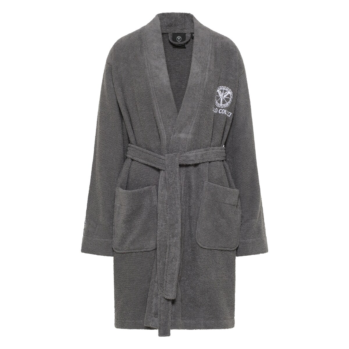 Carlo Colucci Bademantel Vito Damen - L - Anthrazit Image