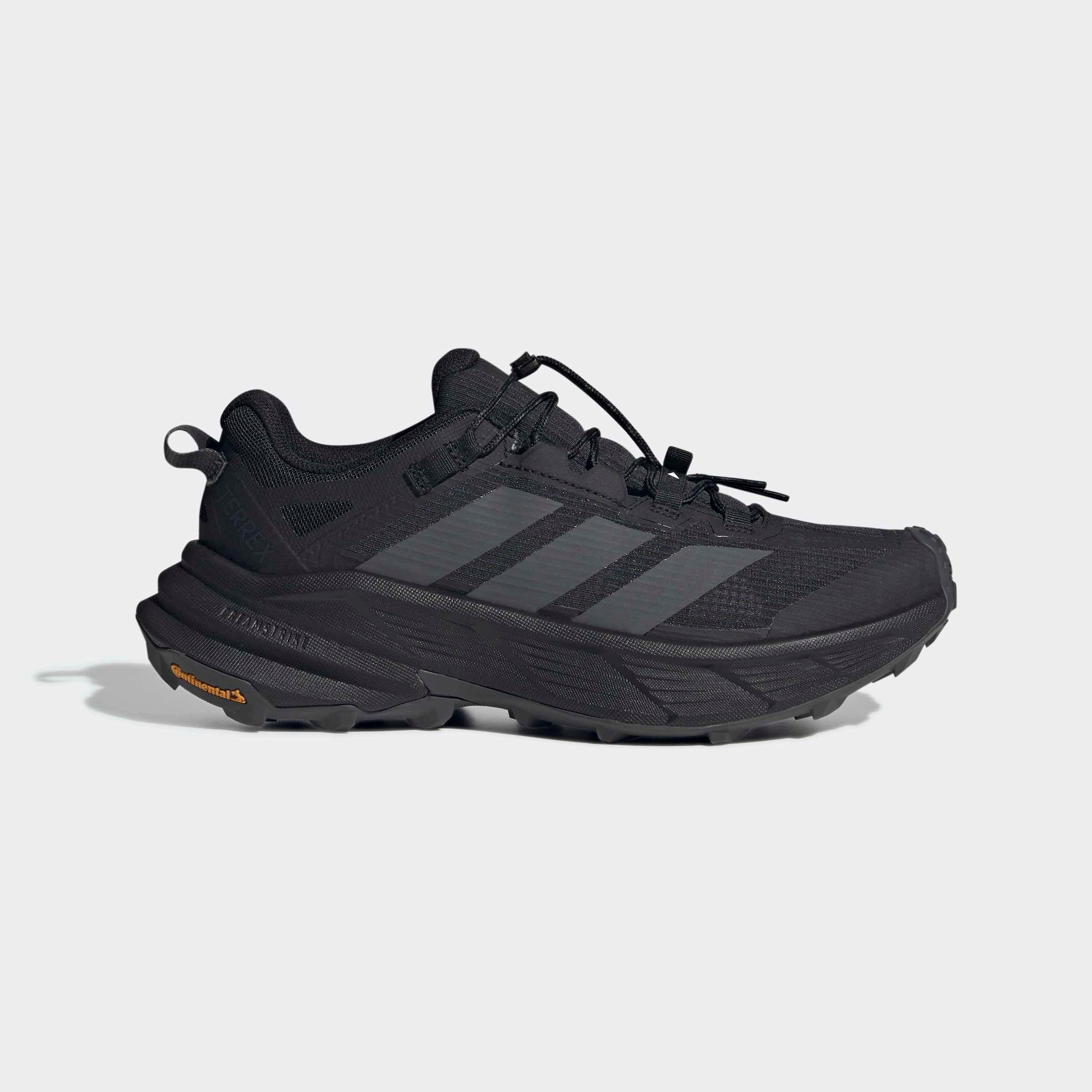 Wanderschuh ADIDAS TERREX "TERREX FREEHIKER SL GORE-TEX", Damen, Gr. 48, core schwarz, grau six, grau six, Textil, Schuhe Wanderschuh