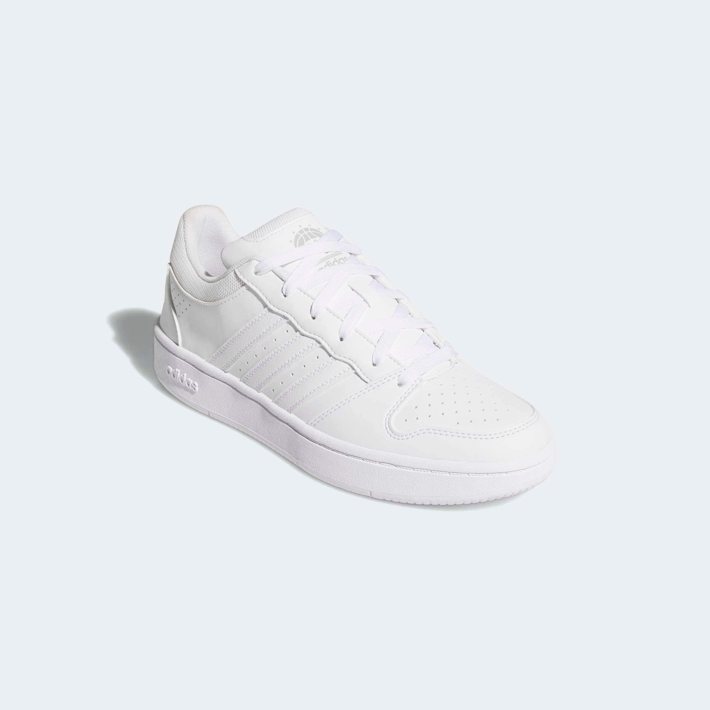Sneaker ADIDAS SPORTSWEAR "HOOPS CLASSIC", Damen, Gr. 47, cloud weiß, cloud weiß, grau two, Synthetik, Schuhe Sneaker