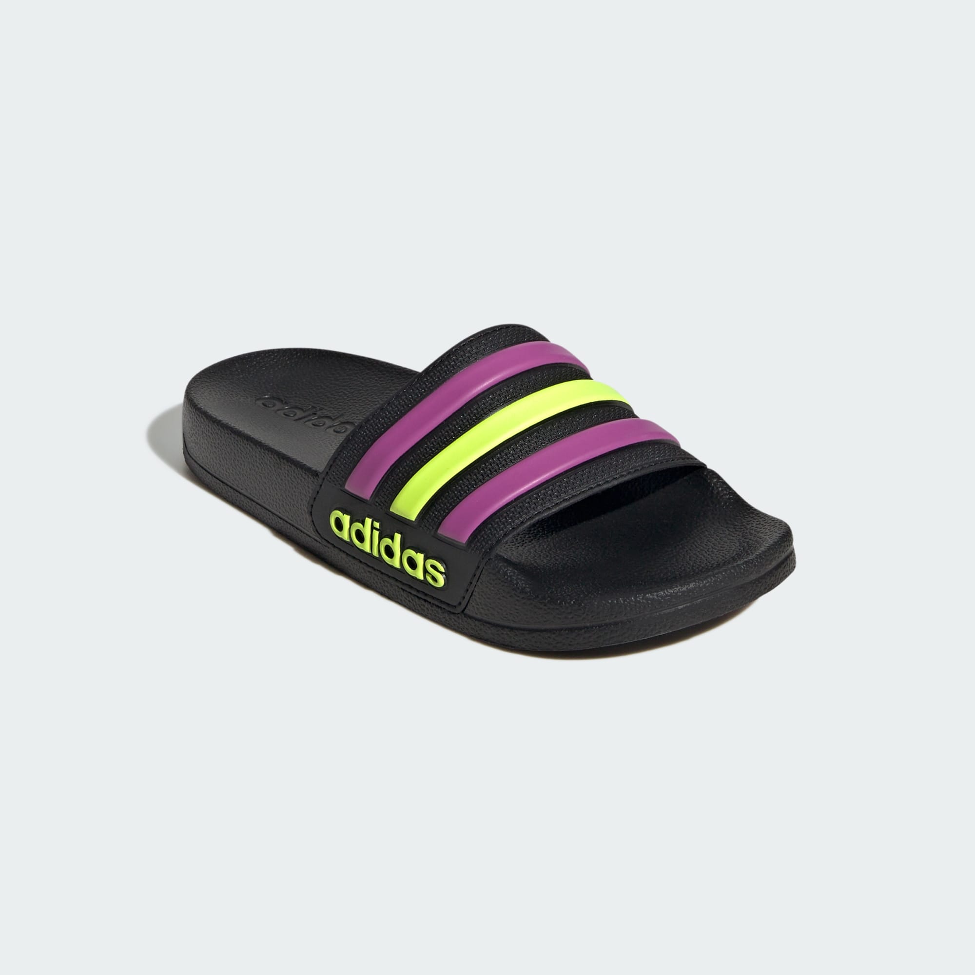 adidas Sportswear Kids Unisex Adilette Shower Slides - Black - Size UK 2 | adidas Sportswear Sale | Discount Designer Brands