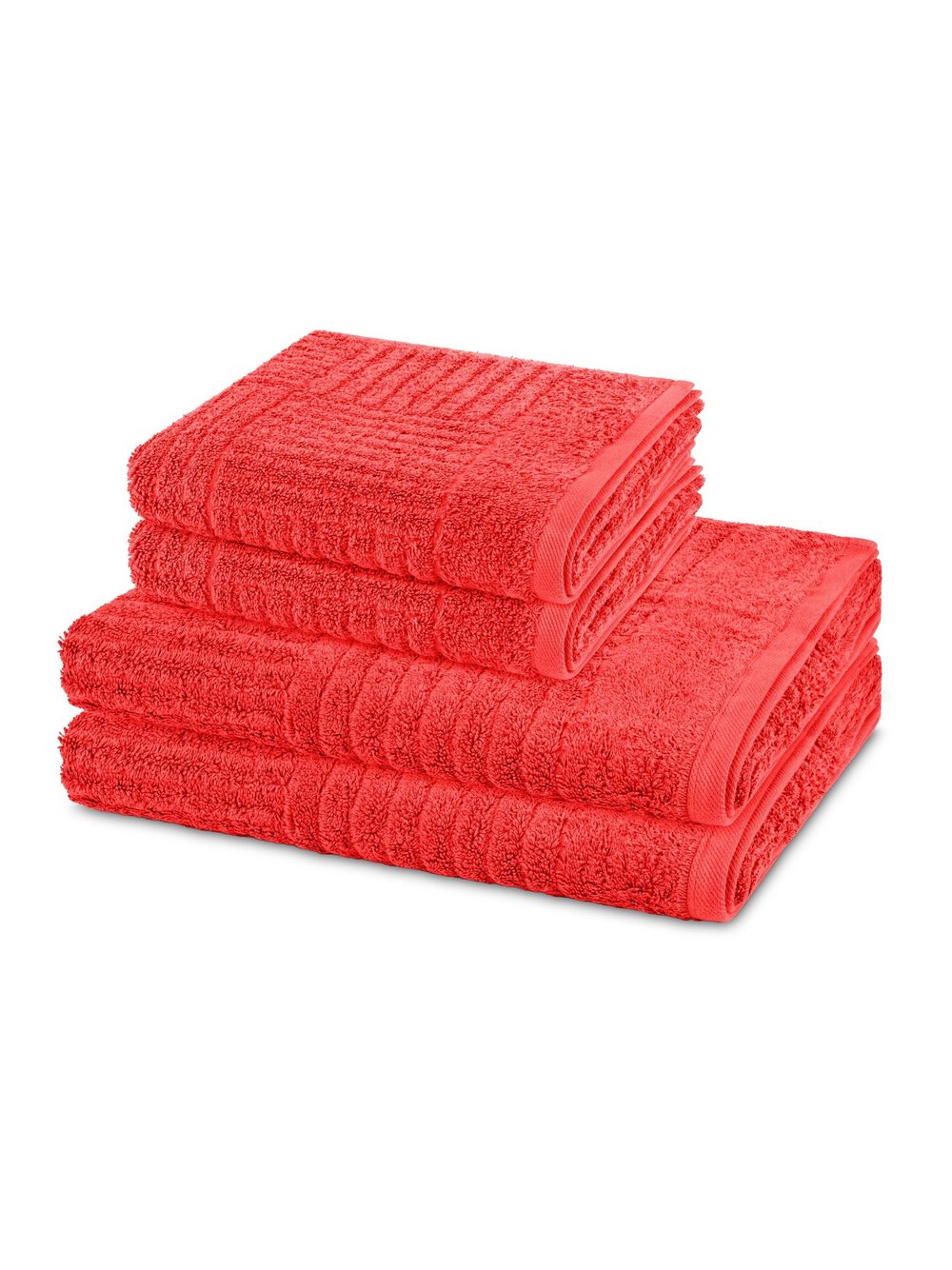 Ross Handtuchset 2-teilig Damen rot, ONE SIZE Image