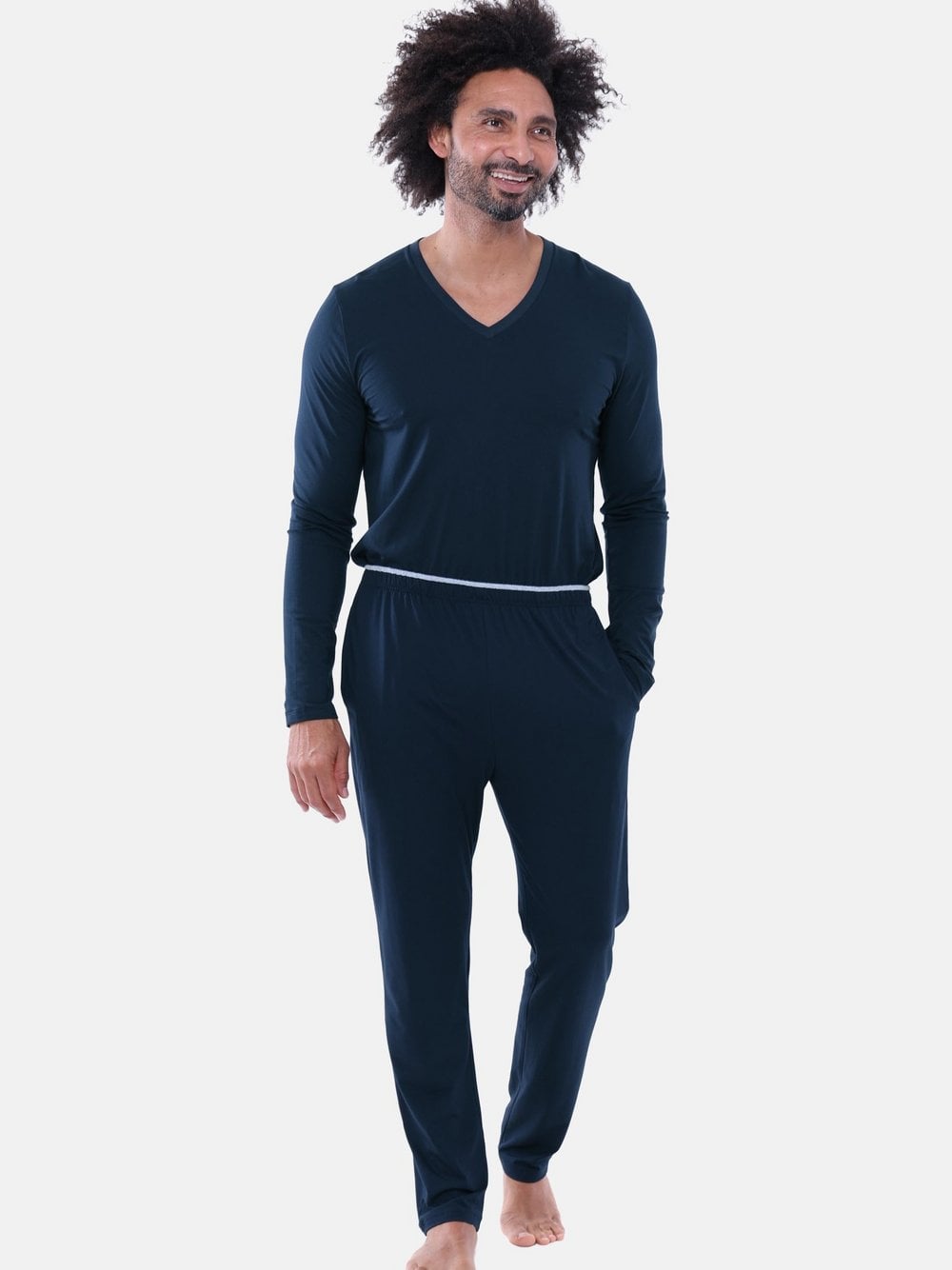 Mey Schlafanzug Herren marine, XL Image