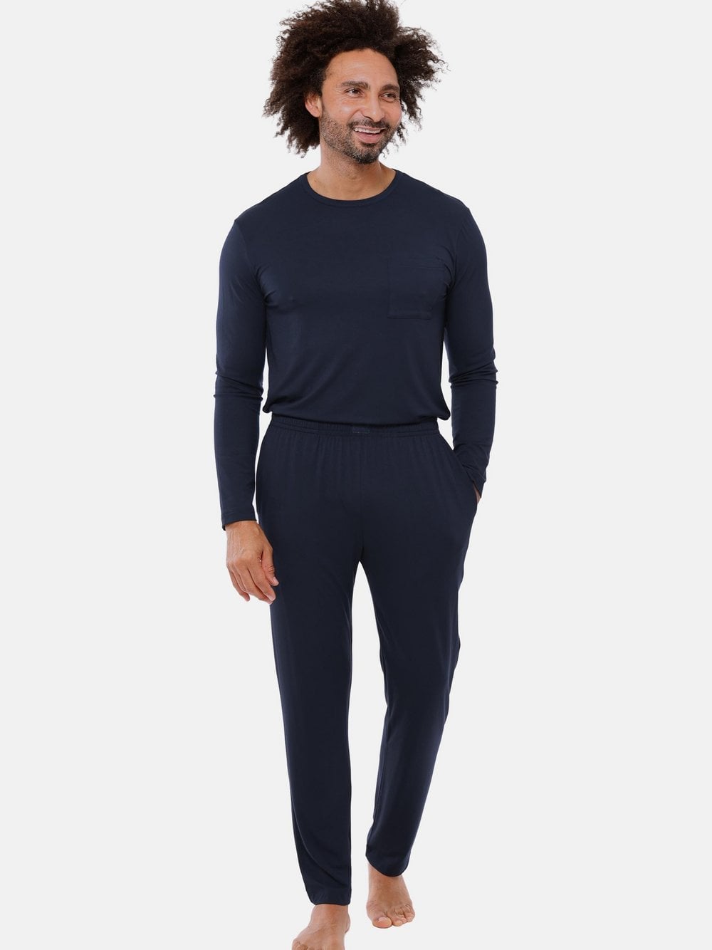 Mey Schlafanzug Herren denim, M Image