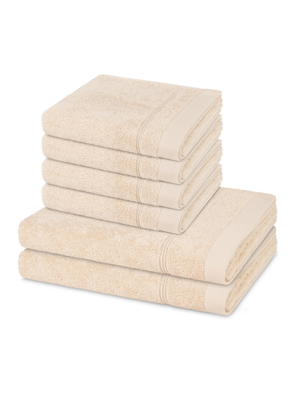 Ross Handtuchset 6-teilig Damen beige, ONE SIZE Image
