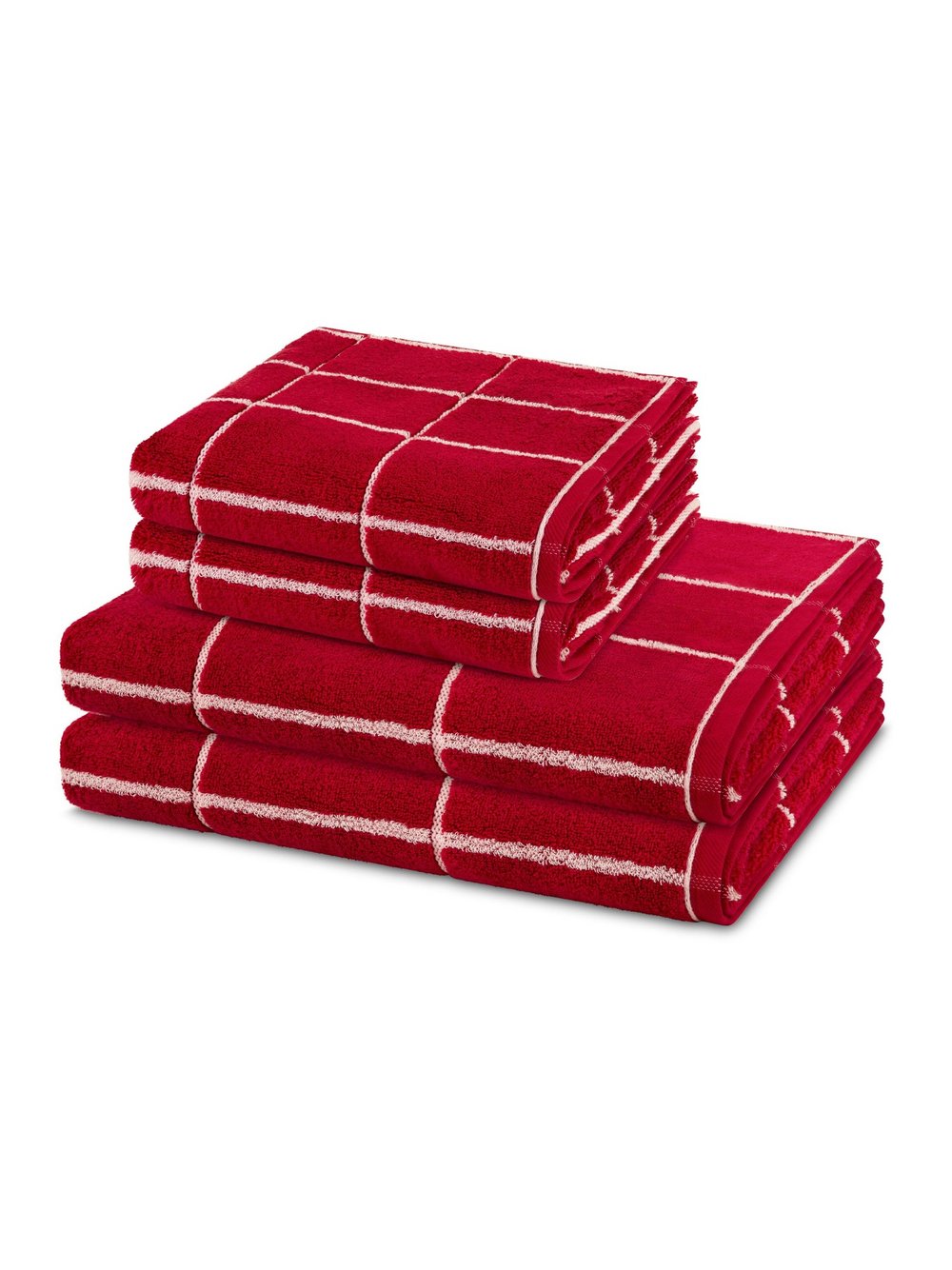 Ross Handtuchset 2-teilig Damen rot, ONE SIZE Image