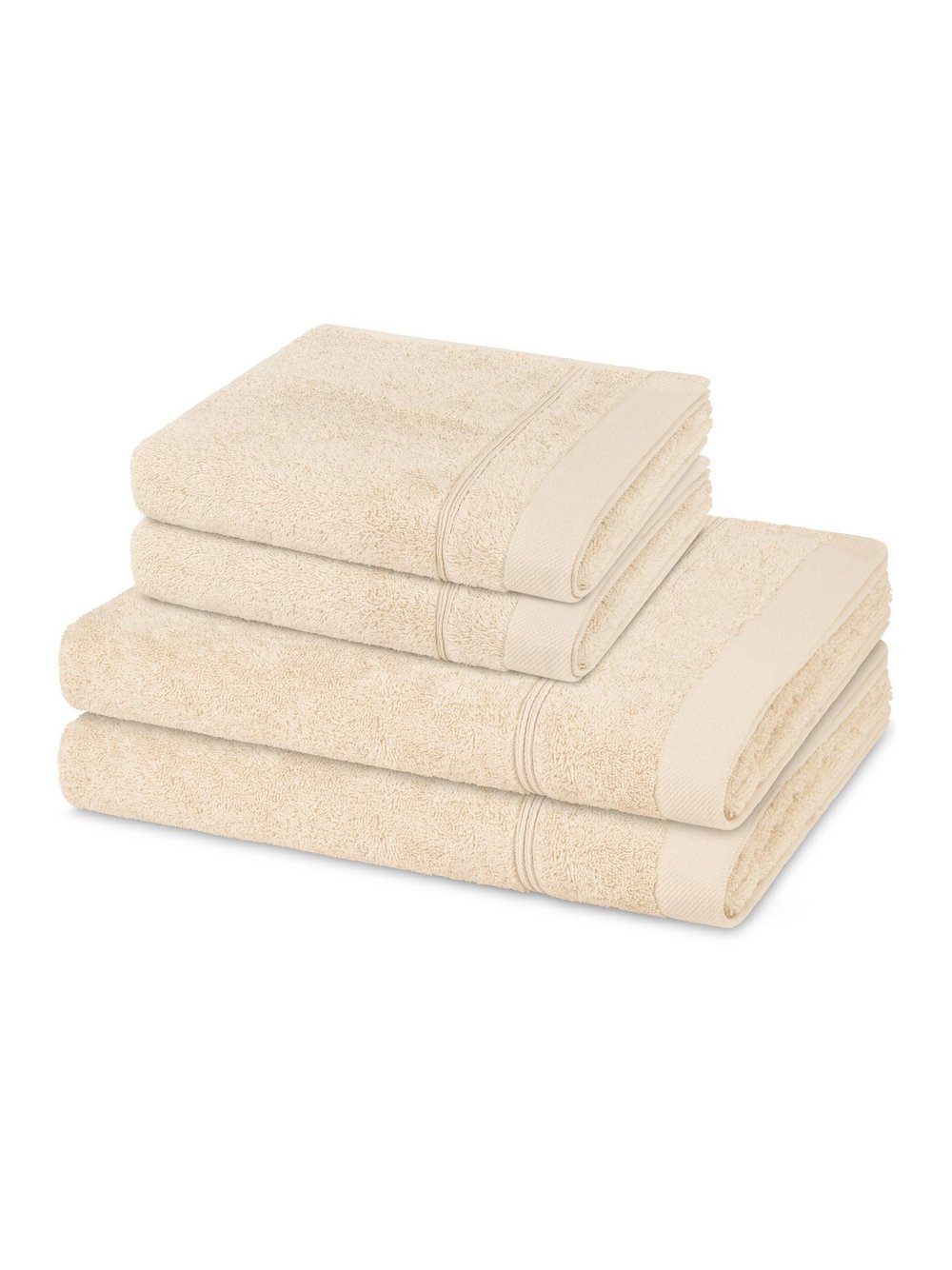 Ross Handtuchset 2-teilig Damen beige, ONE SIZE Image