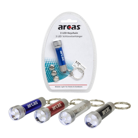 LED-Schlüsselanhänger-Taschenlampe 4er-Set Image