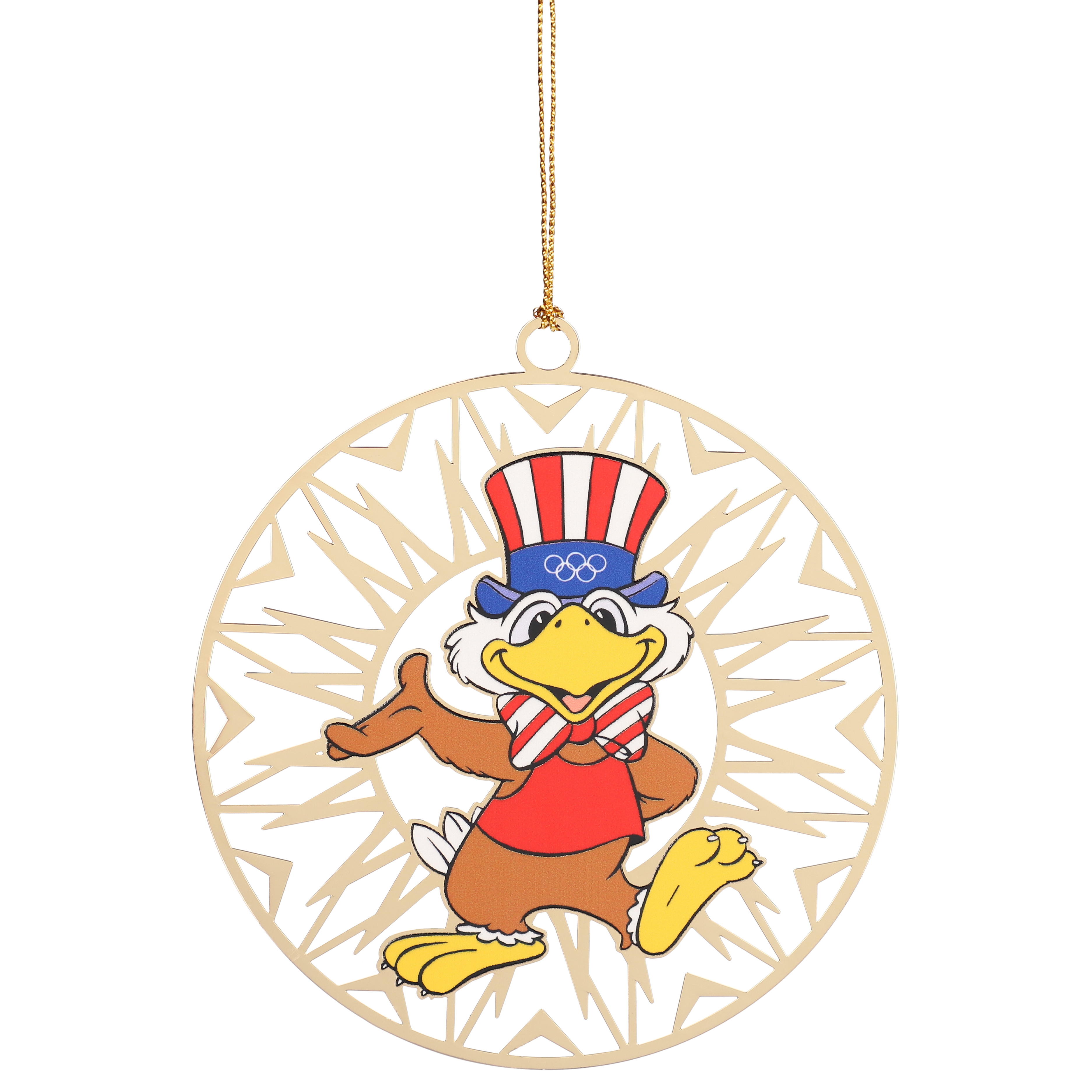 LA28 The Heritage Collection Los Angeles 1984 Olympische Spiele Sam der Adler Logo Ornament Image