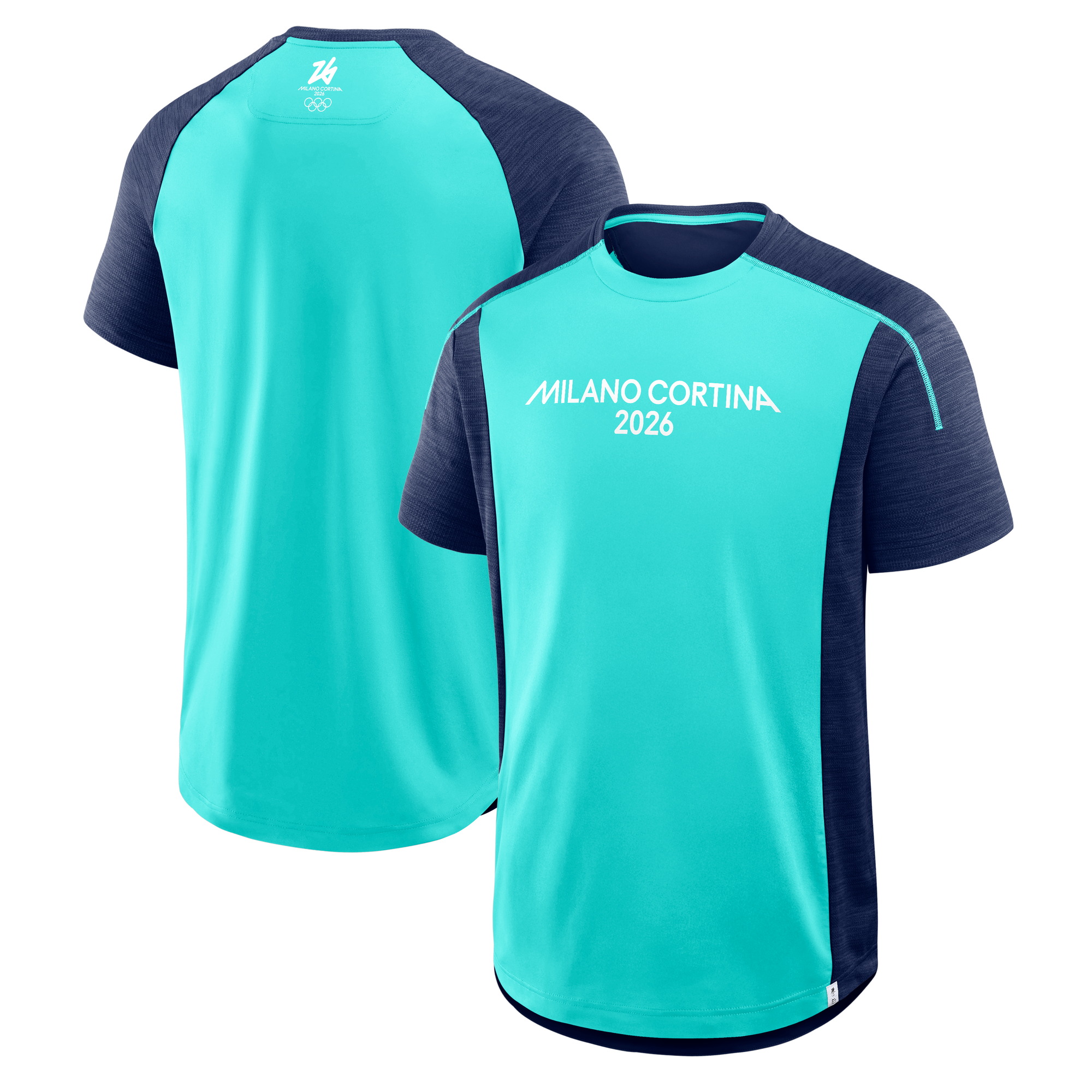 Fanatics Aqua Milano Cortina 2026 Winter Olympics Defender T-Shirt für Herren Image