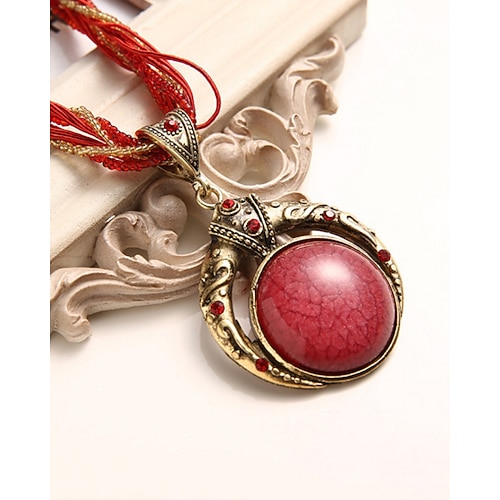 Anhänger Halskette Halskette For Damen Täglich Straße Legierung Retro Image