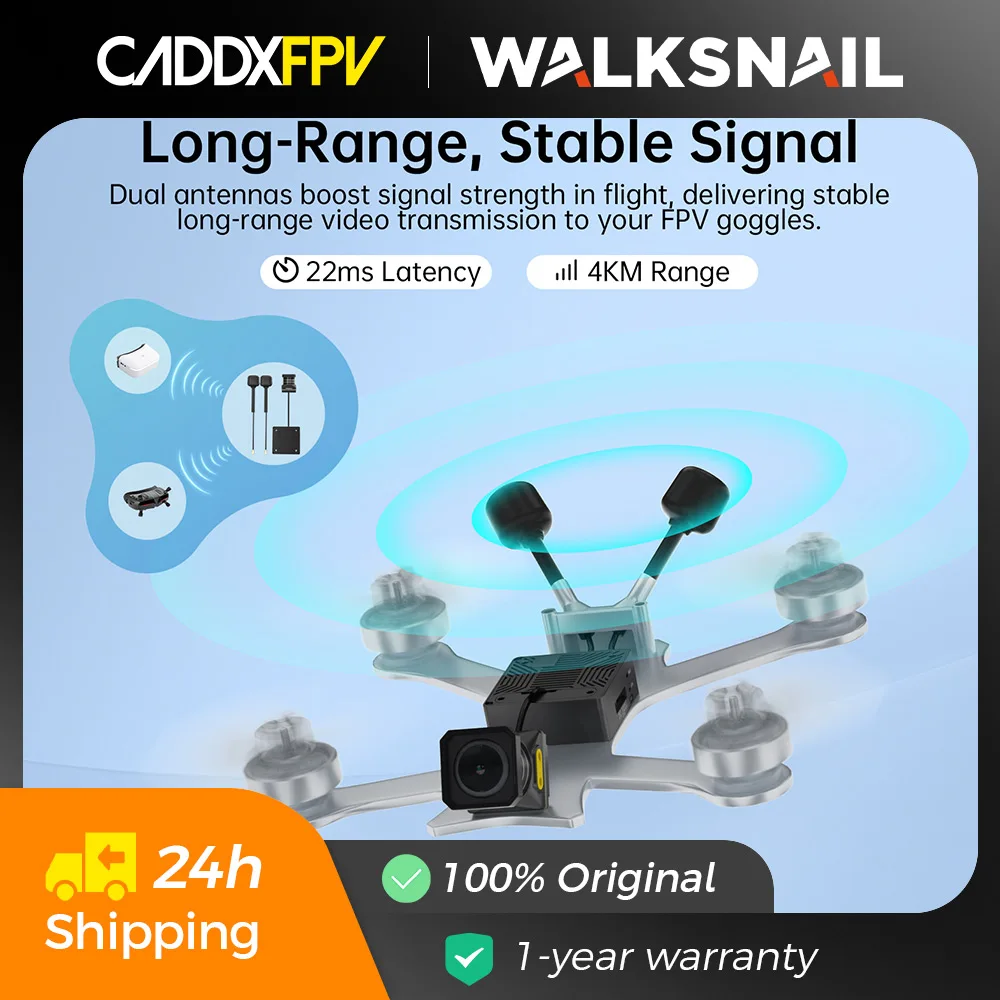 Caddx Walksnail Moonlight Kit 4k/60FPS FOV 160 ° HD-Startlichtkamera, Gyroflow, integriertes EIS, für WALKSNAIL Avatar FPV-Brille X/L Image