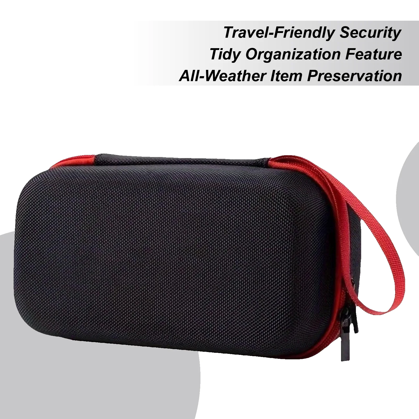 Reifen Luft Kompressor Tasche Inflator Eva Lagerung Fall Tragetasche Vielseitige Hochfeste Inflator Halter Box Für Camping Road Trip Image