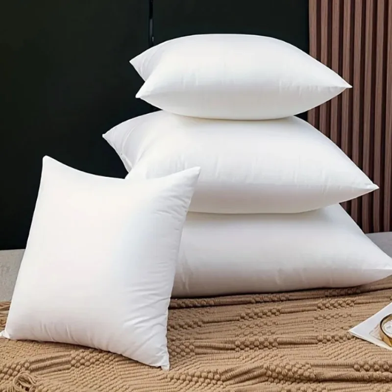 1/2PCS 30x50cm 45x45cm 50x50cm Weiße Wurfkisseneinsätze Dekorative Kissenfüllung Couchkissen für Wohnzimmer Flauschige Kissen Image