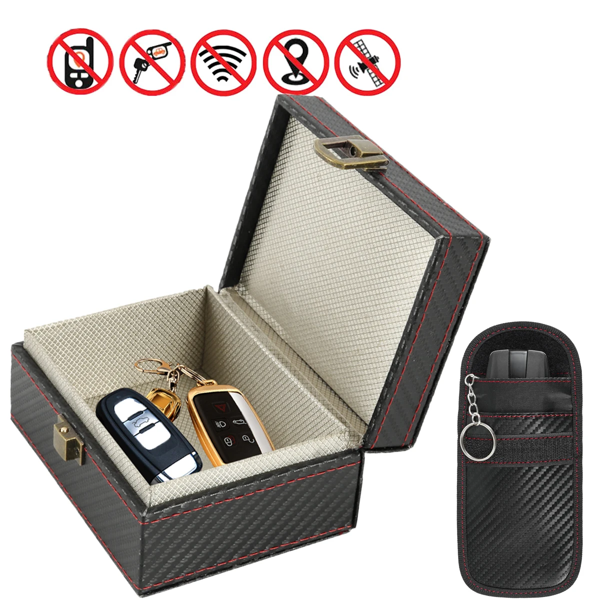 Signal Bchampionship-Boîte de rangement de sécurité pour téléphone portable, carte de téléphone bancaire, voiture sans clé, antivol, Faraday, blindage, sécurité