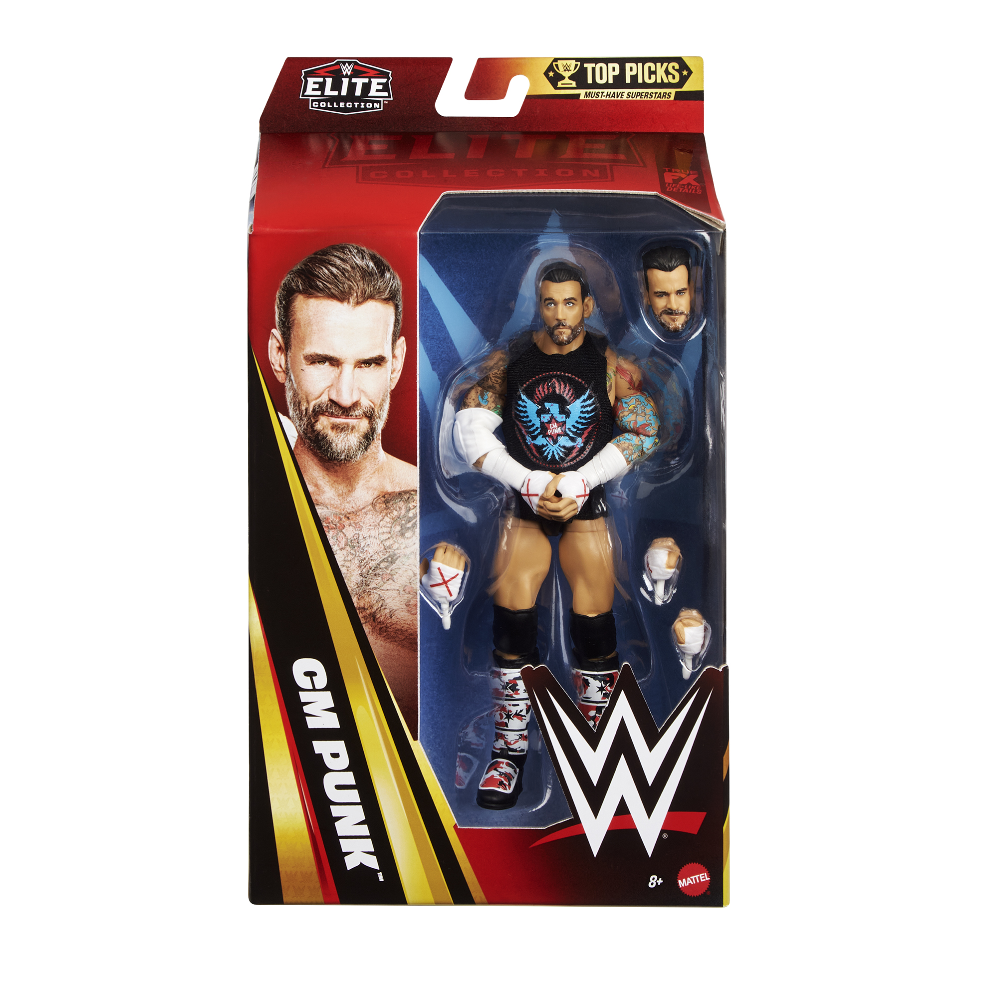 Mattel CM Punk Elite Collection Top Picks 2025 Wave 2 Actionfigur Image