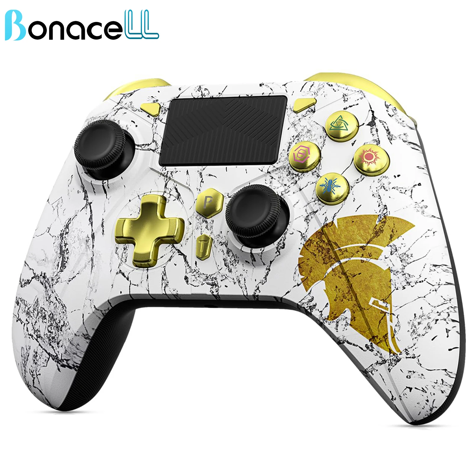 Gamepad-Controller für PS3/P4/iOS/Android/PC Joystick Wireless Game Remote Controller mit Turbo Vibration Hall Effect Rocker Image