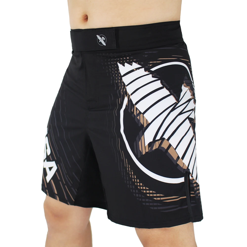 Satin MMA Muay Thai Boxshorts für Männer Frauen Kinder – Fitnessstudio Kampfsport Wrestling Kickboxen Käfig Kampftrainingskleidung Image