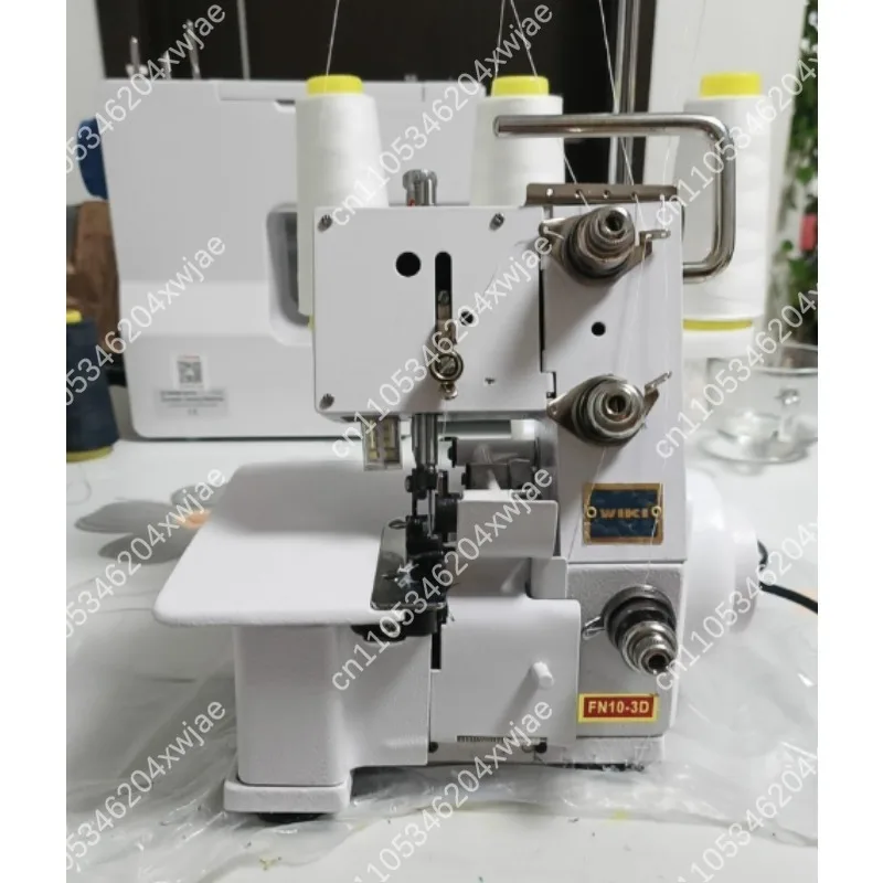Overlock-Nähmaschine mit 3–4-Gewinde, tragbarer elektrischer Serger für den Heimgebrauch mit gerollter Saumfunktion Image
