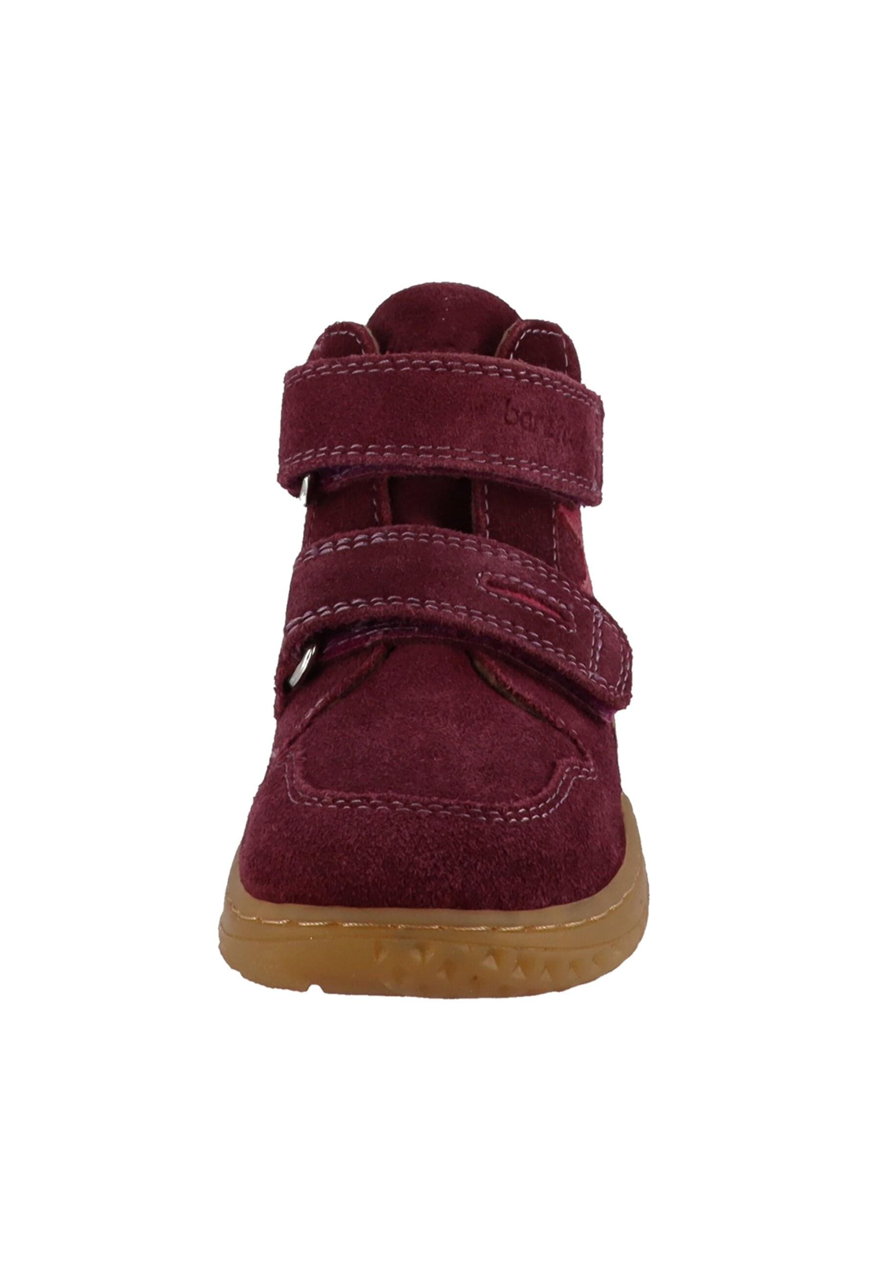 Stiefel LURCHI "Lurchi Samu Barefoot", Damen, Gr. 33, lila, Leder, Schuhe Stiefel