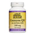 Natural Factors 100% Natural CoQ10 (100mg, 120 Softgels)