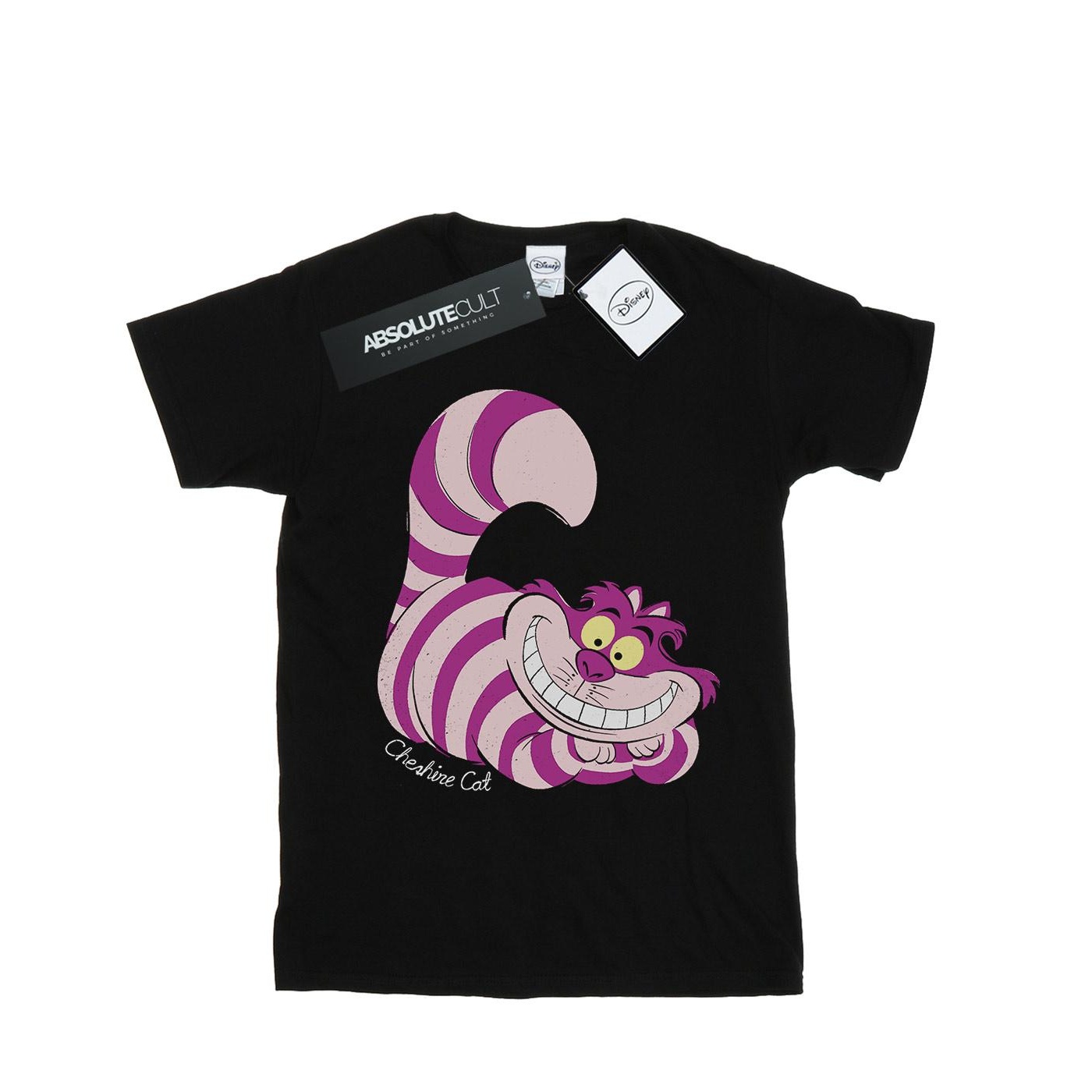 Disney - "Alice In Wonderland Cheshire Cat" T-Shirt für Mädchen (Schwarz) Image