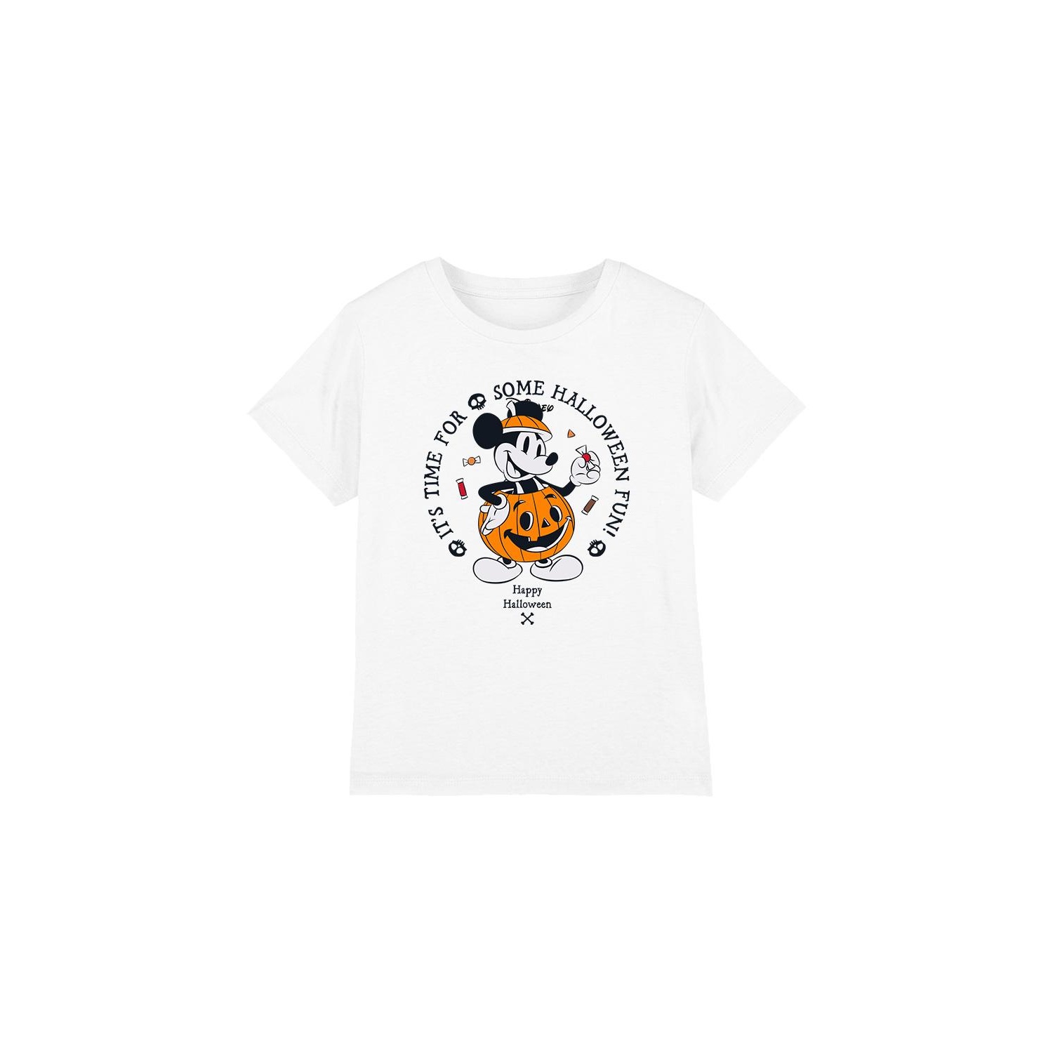 Disney - "Pumpking Costume" T-Shirt für Kinder (Weiß) Image