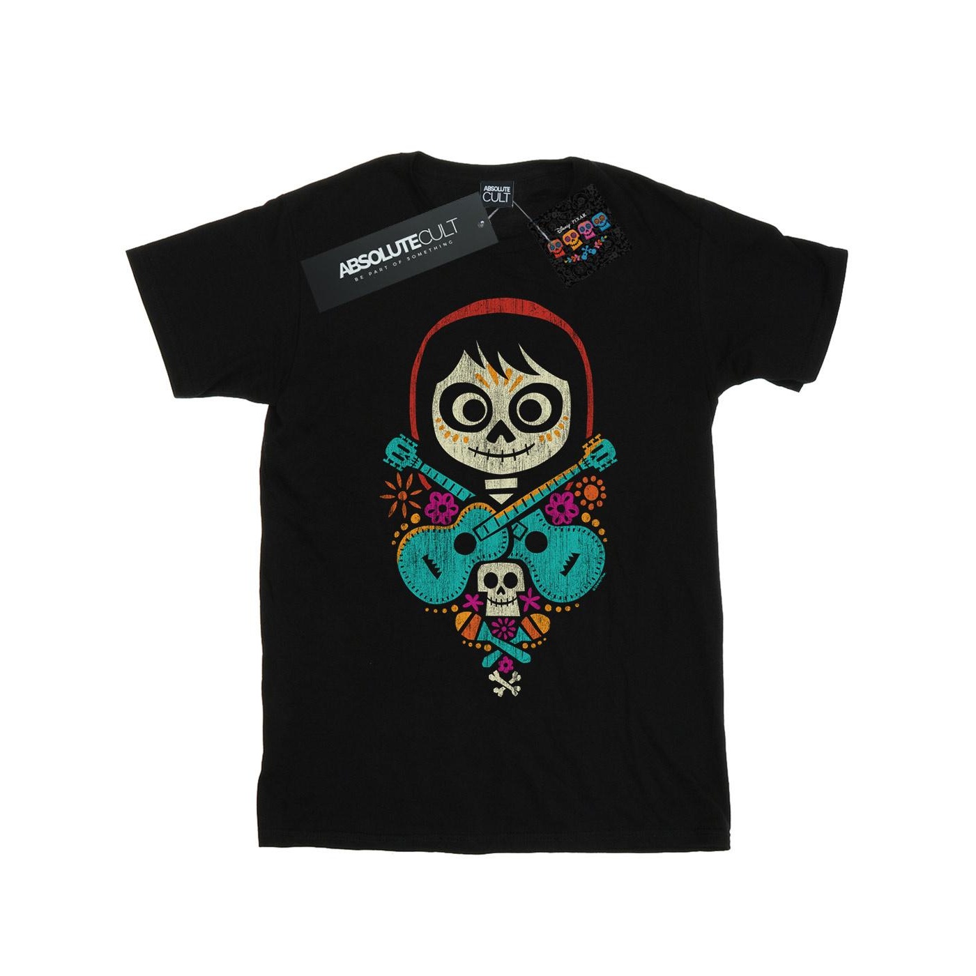 Disney - "Coco Miguel Crossed Guitars" T-Shirt für Jungen (Schwarz) Image