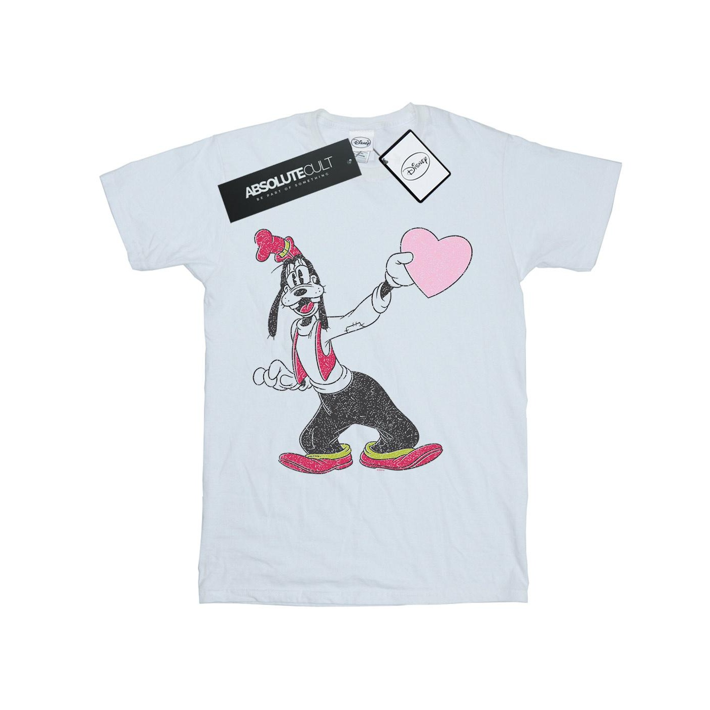 Disney - "Goofy Love Heart" T-Shirt für Mädchen (Weiß) Image