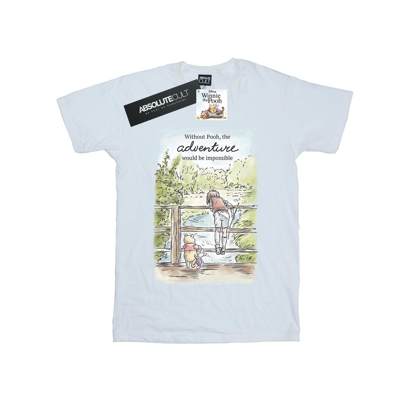Disney - "Winnie The Pooh Adventure" T-Shirt für Mädchen (Weiß) Image
