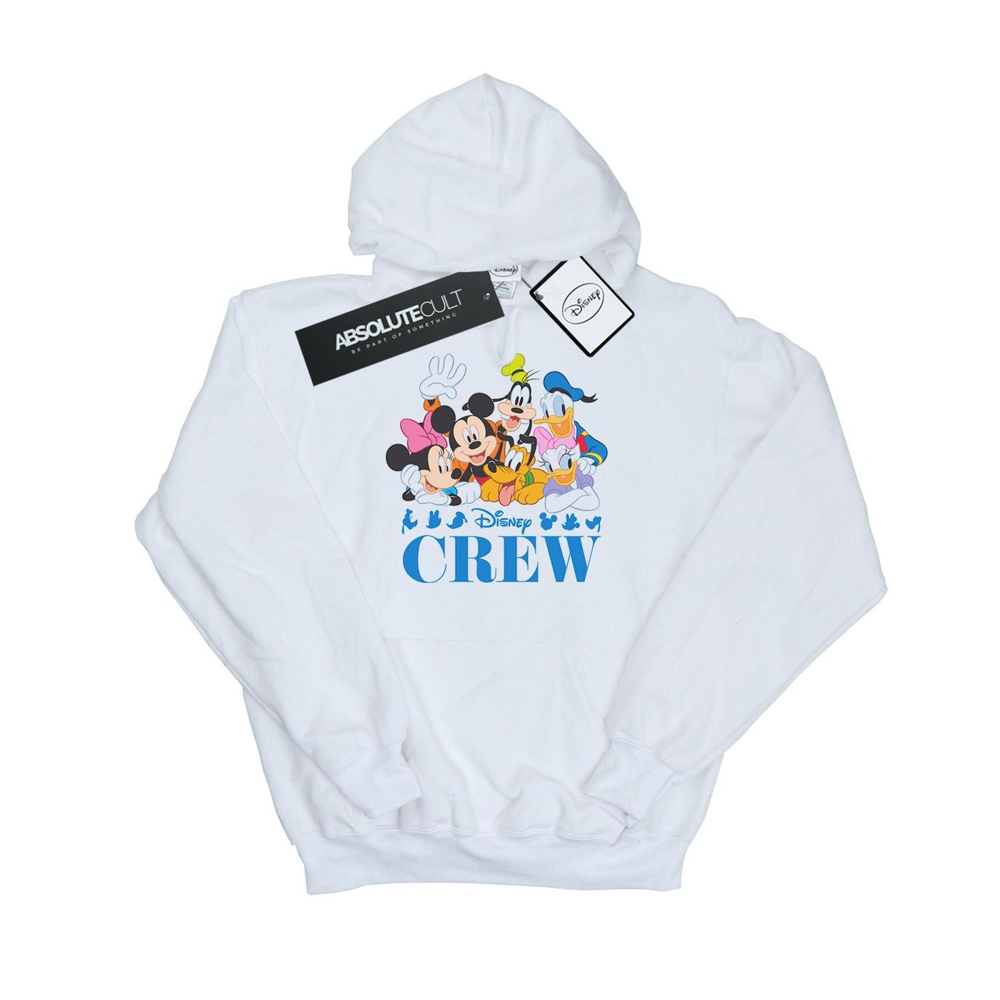 Disney Herren Mickey Mouse Disney Friends Hoodie (Weiß) Image