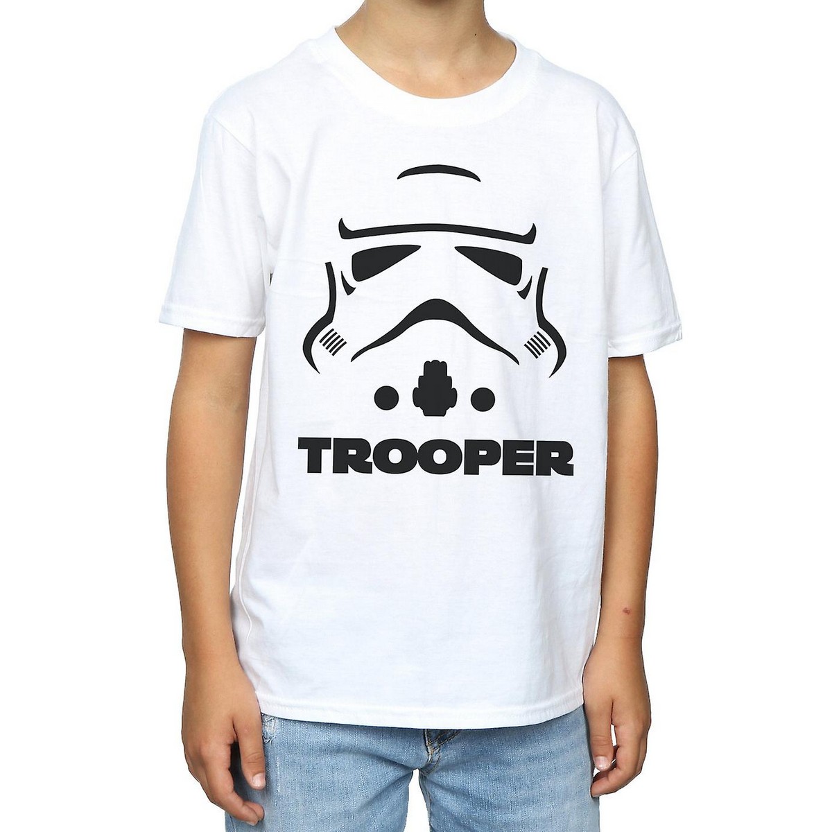 Star Wars - T-shirt - Garçon (Blanc) Image