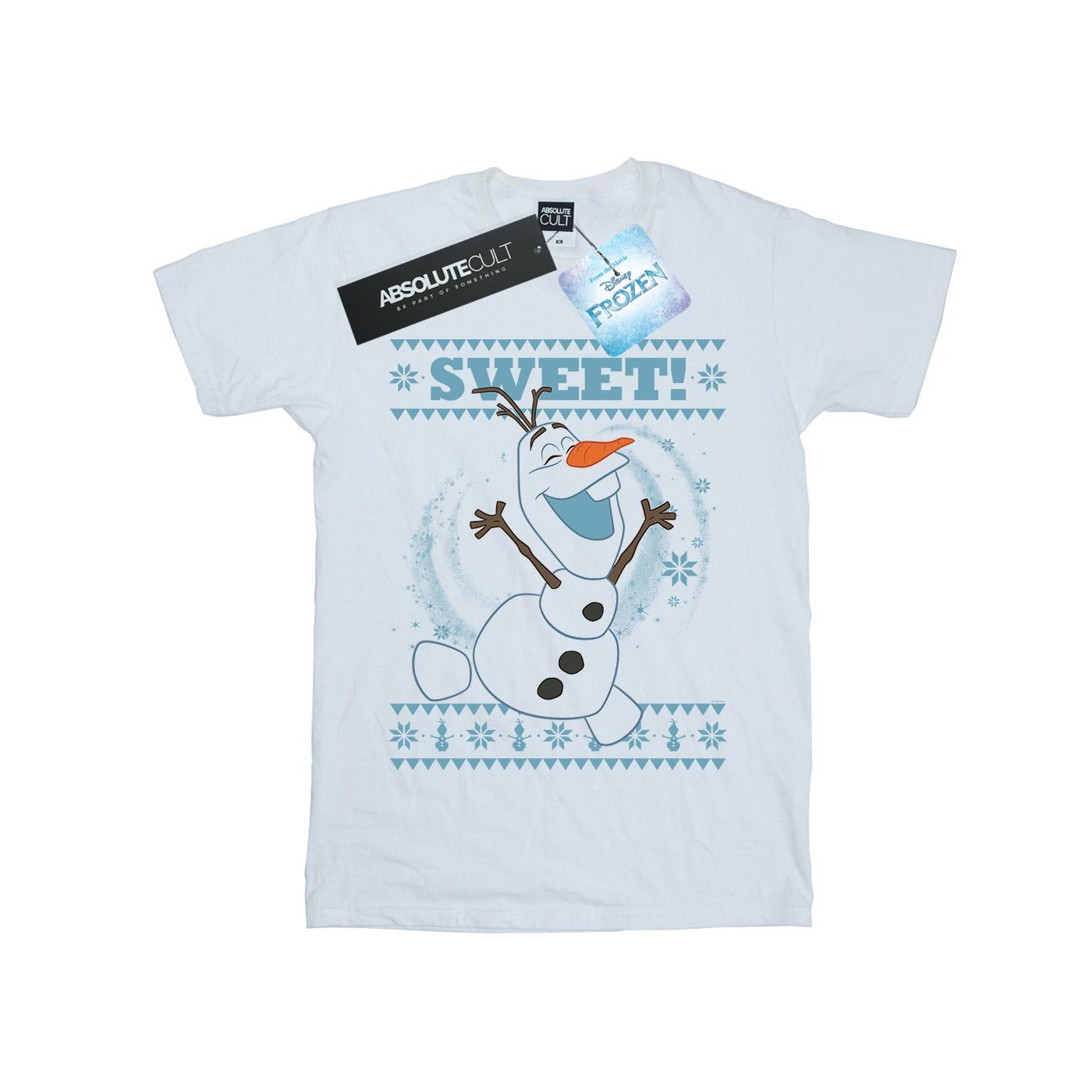 Disney - "Frozen Olaf Sweet Christmas" T-Shirt für Jungen (Weiß) Image