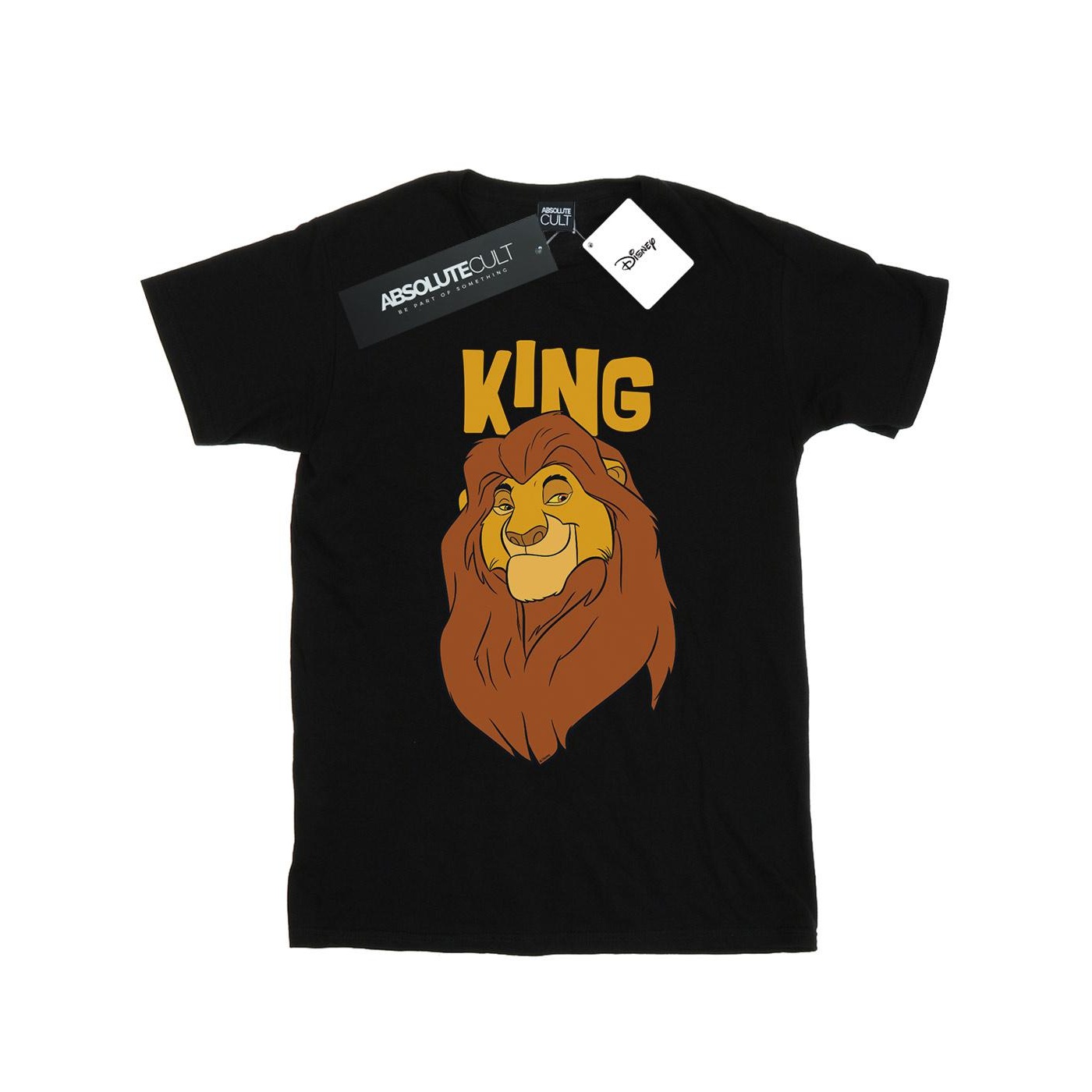 Disney - "The Lion King Mufasa King" T-Shirt für Jungen (Schwarz) Image