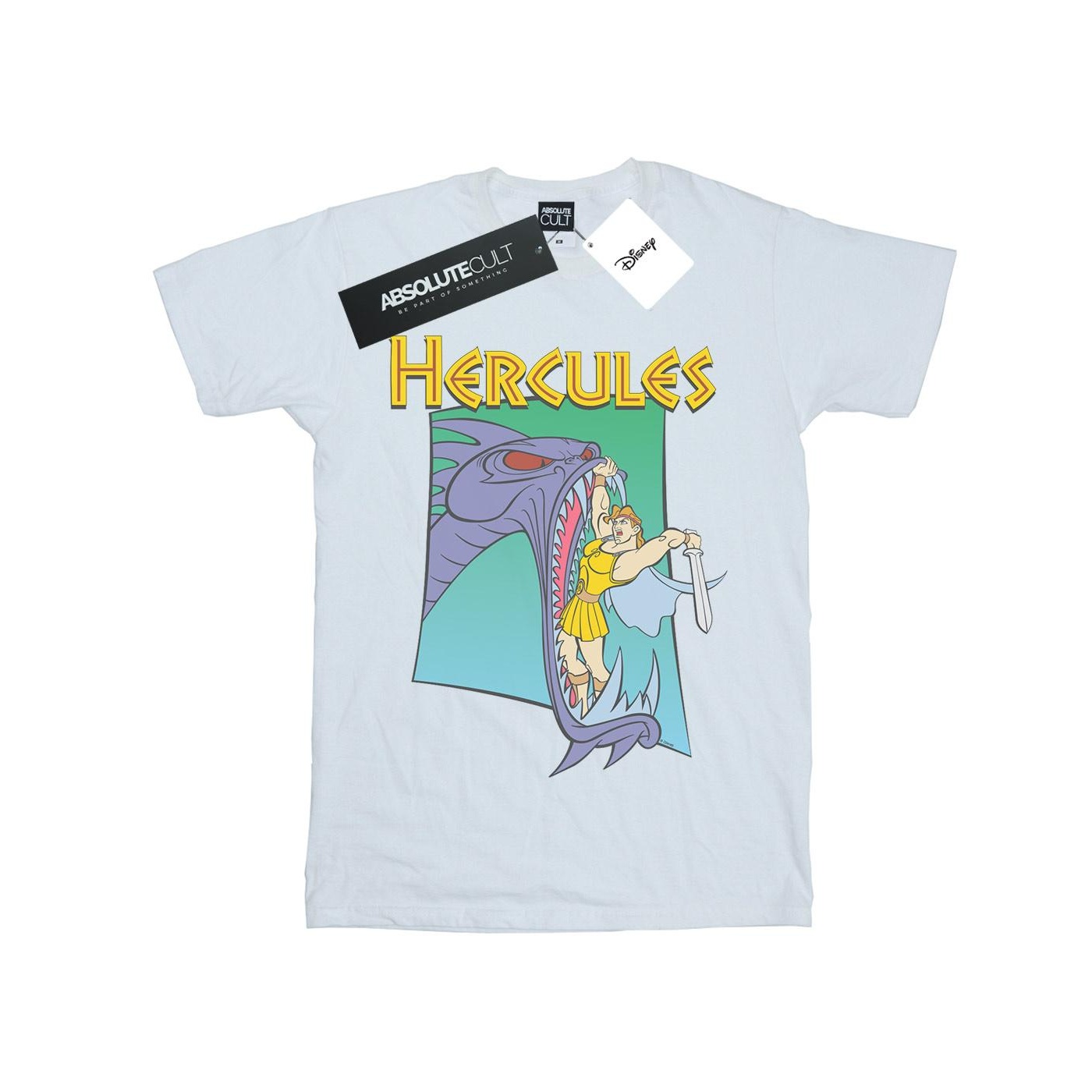 Disney - "Hercules Hydra Fight" T-Shirt für Herren (Weiß) Image