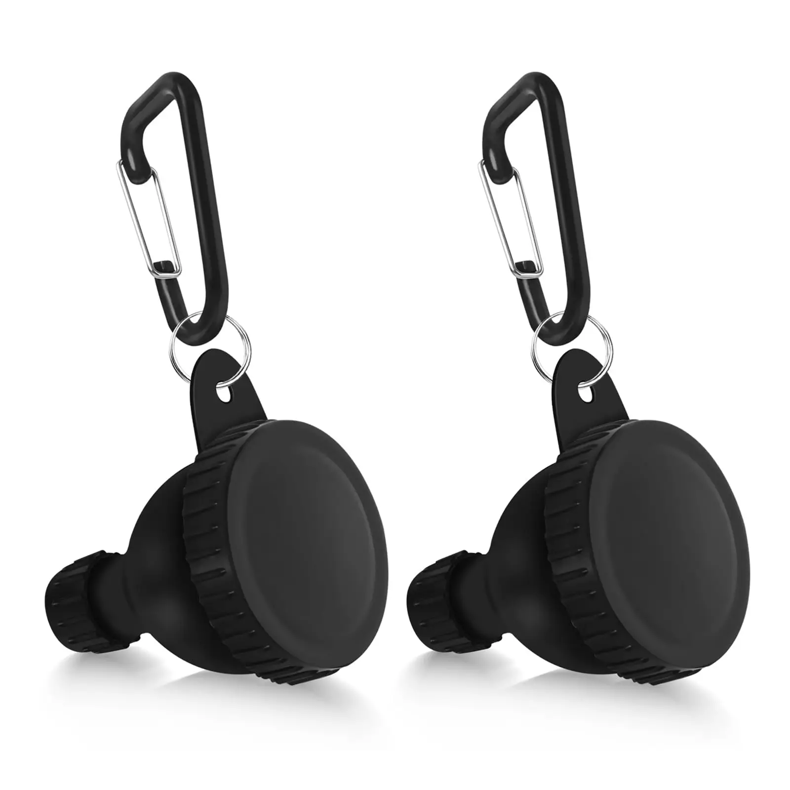 50 ml Proteinpulver-Trichter mit Karabiner, tragbarer Proteinpulver-Reisebehälter zum Mitnehmen, Wasserflaschentrichter für Pulver Image