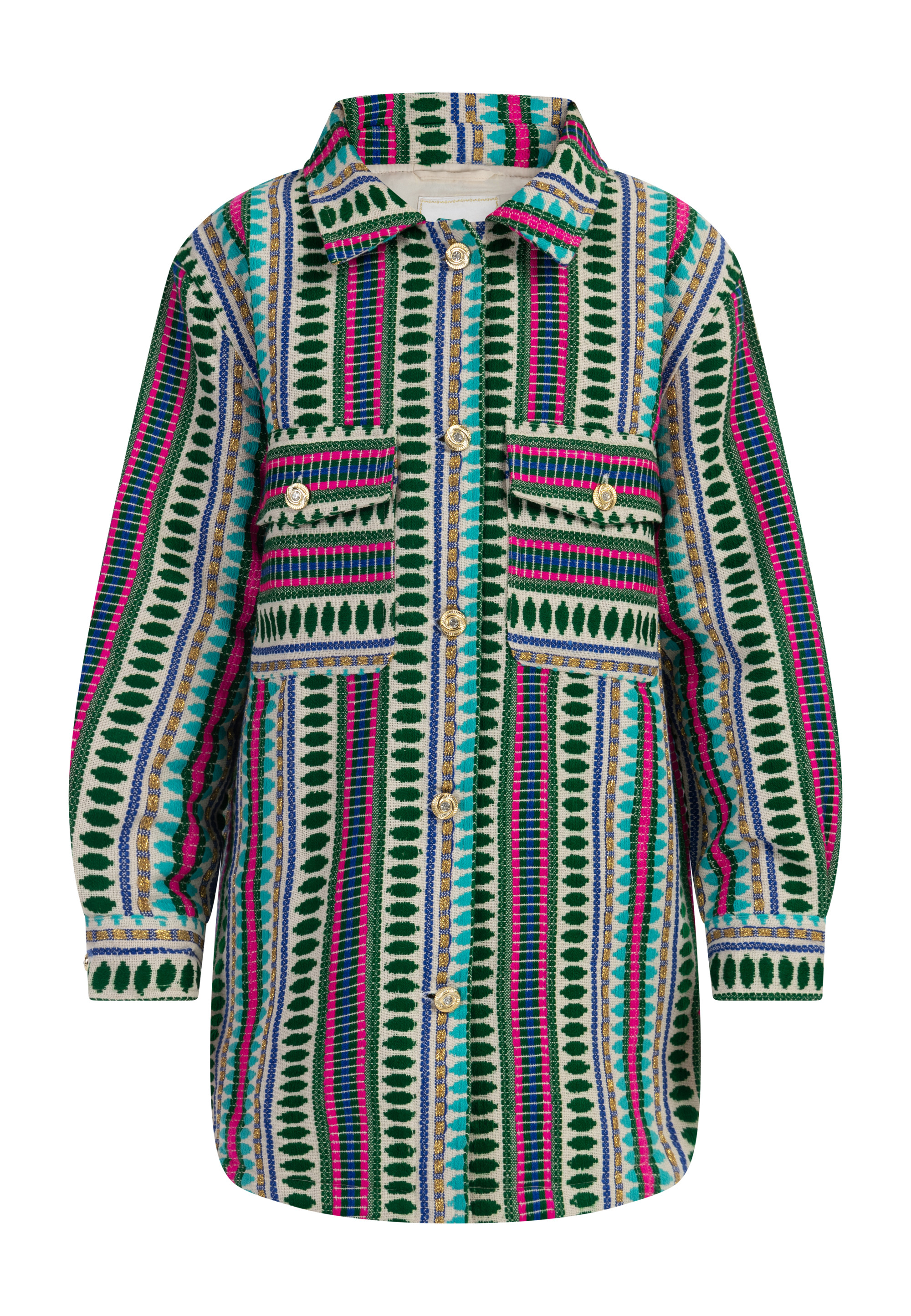 IZIA Hemdjacke Mädchen Mehrfarbig Türkis Image