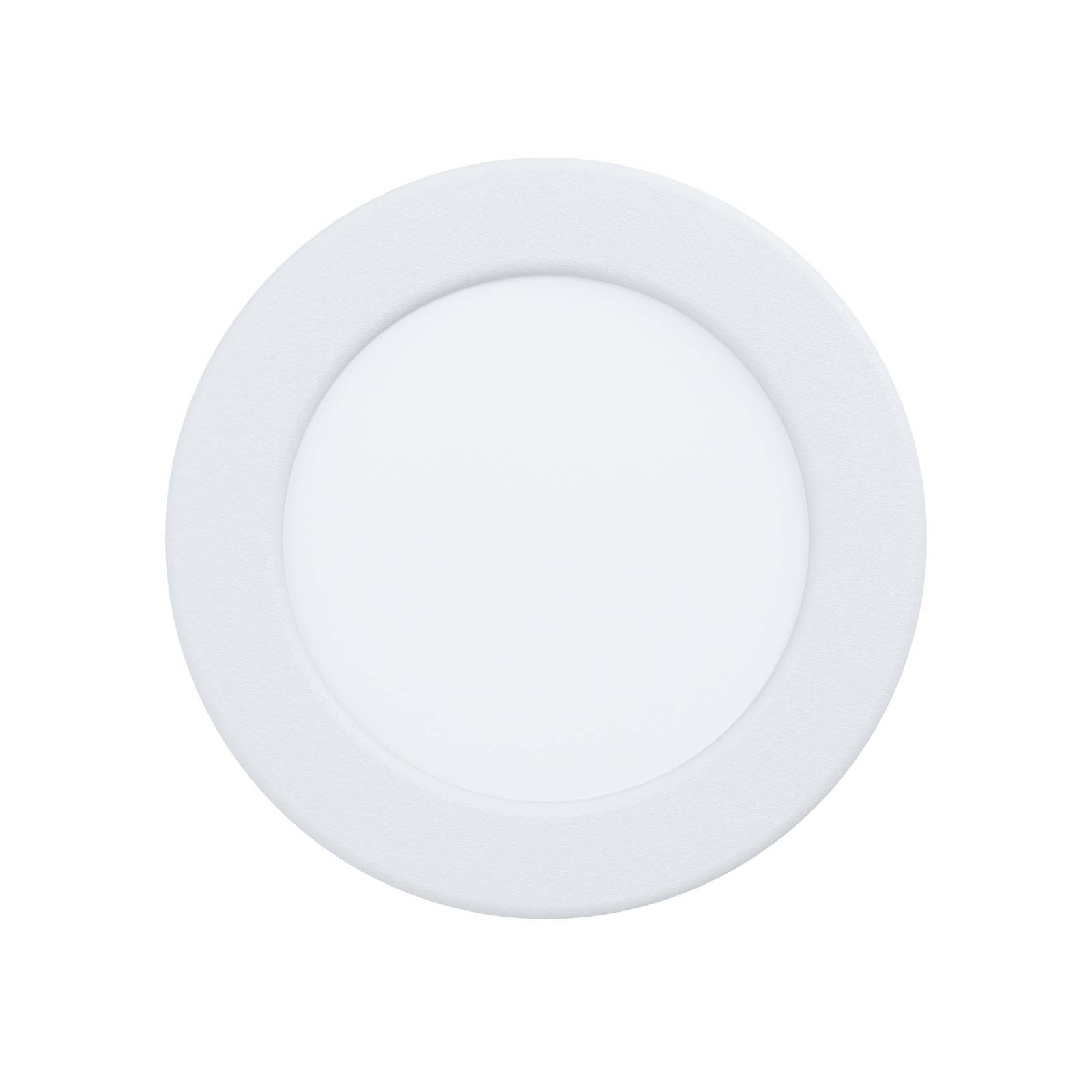 EGLO connect Smart-LED-Einbauleuchte Fueva 6-Z, weiß, Ø 12cm dimmbar, weiß / opal, für Wohn- / Esszimmer, Kunststoff, Modern, Smart Home Einbaulampe
