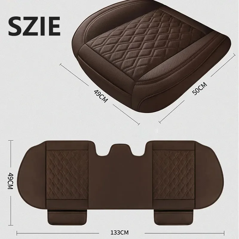 Luxuriöses Autositzkissen, Lederschutz, vorderer Kissenbezug, Toyota Land Cruiser Prado 120, Range Rover Sport, BMW z4 Image