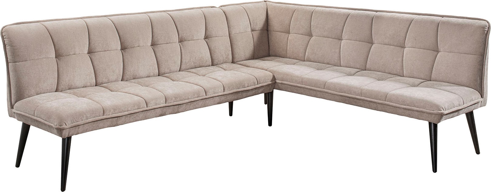 Essbank EXXPO - SOFA FASHION "Mocca Essbank, Sitzbank", beige, B:260cm H:94cm T:201cm, Sitzbänke, Essbank, hoher Sitzkomfort, bequem und elegant, hochwertige Detailverarbeitung