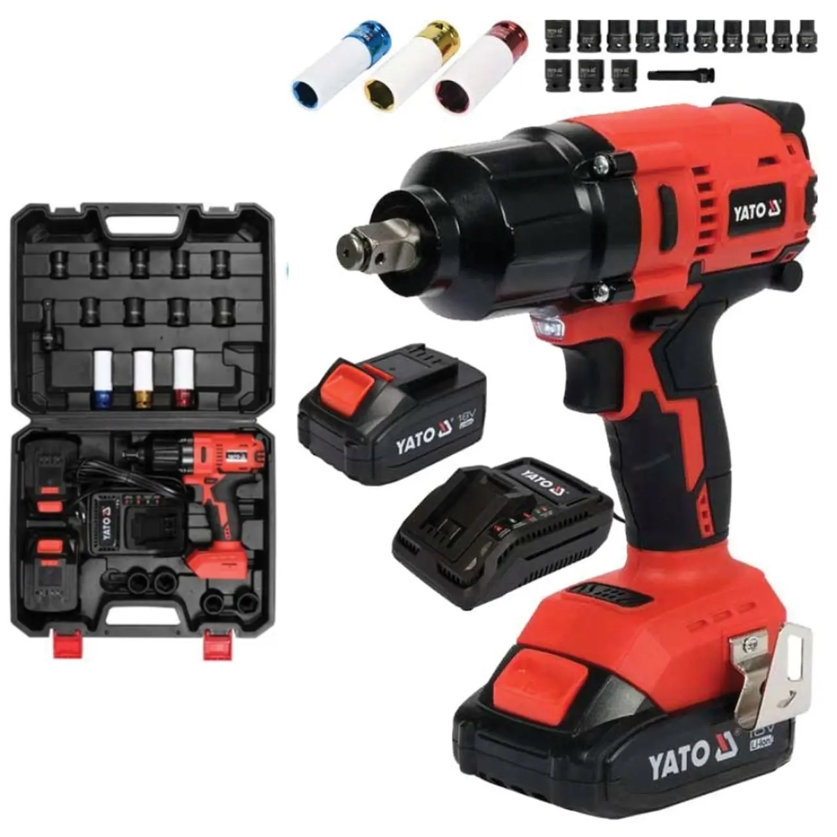 Akku Schlagschrauber 18V, 700Nm, 1/2“ (2xAkku 3Ah) Image