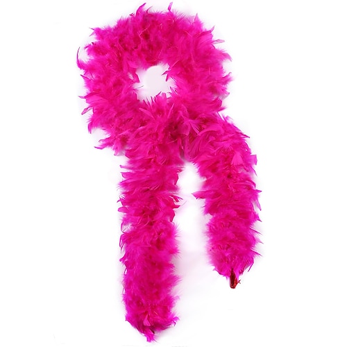 Damen Mardi Gras Federboa in mehreren Farben Weich und leicht Perfekt für Karneval und Maskerade Bälle Image