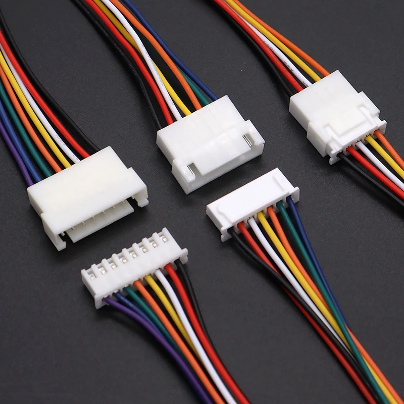10 PZ JST XH2.54 XH 2.54mm Cavo Connettore 2P/3P/4P/5P/6 Pin Passo Maschio Femmina Presa di corrente 10 cm/20 cm Lunghezza 26AWG