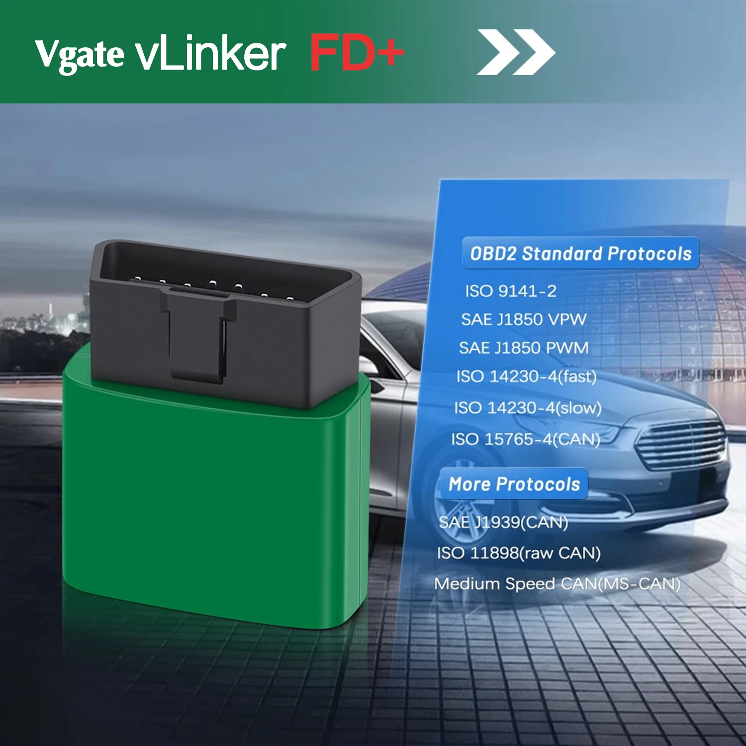 Original Vgate vLinker FD + BT4.0/ FD BT3.0 V2.2 für Ford Forscan OBD2 Scanner Auto Diagnose Werkzeuge Auto scanner J2534 Image