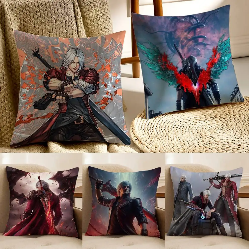 D-Devil May C-Cry Kissenbezug Anti-Dustmite Schlafsofa mit unsichtbarem Reißverschluss Image